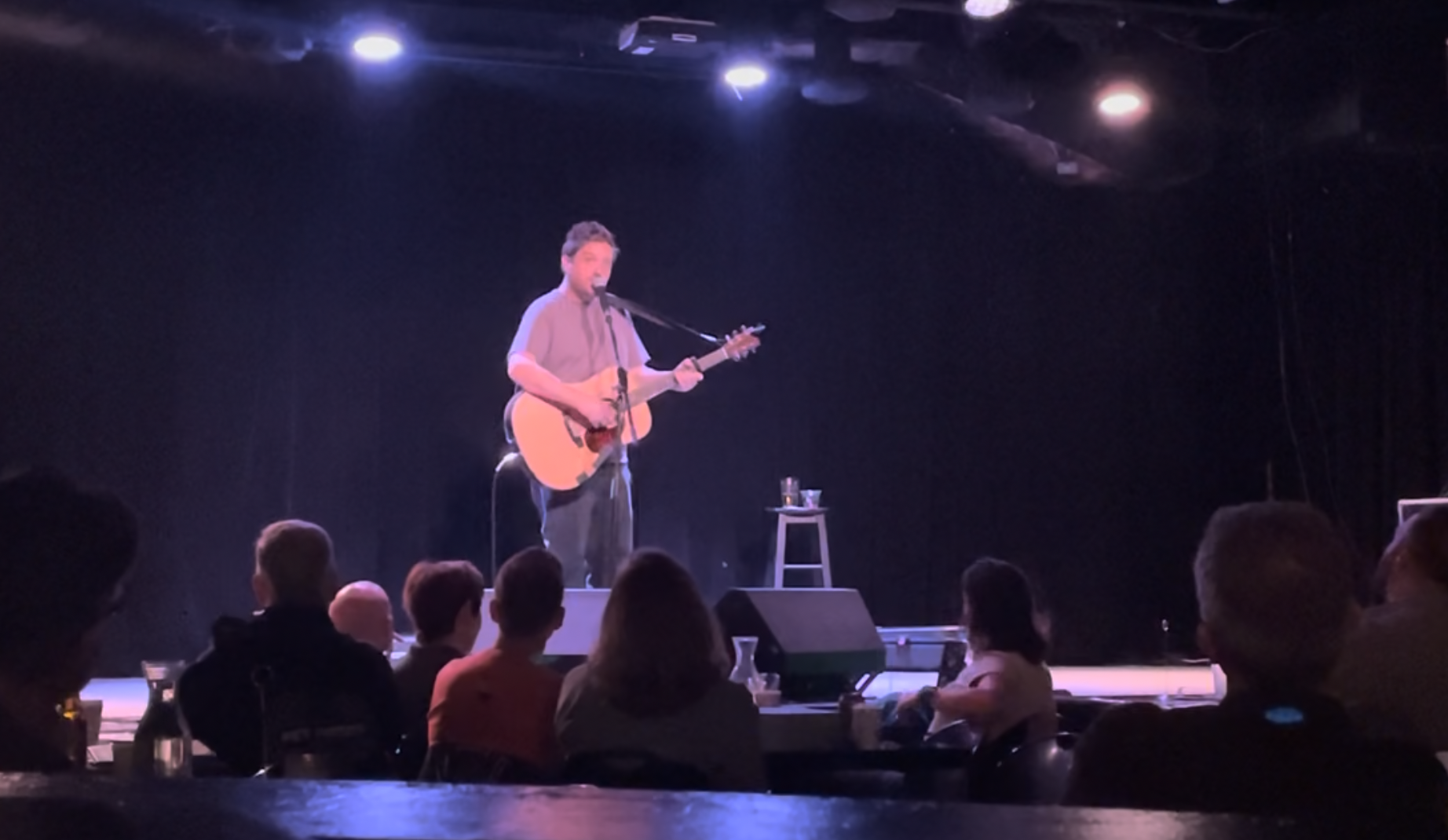 Will Varley on stage at Jammin Java